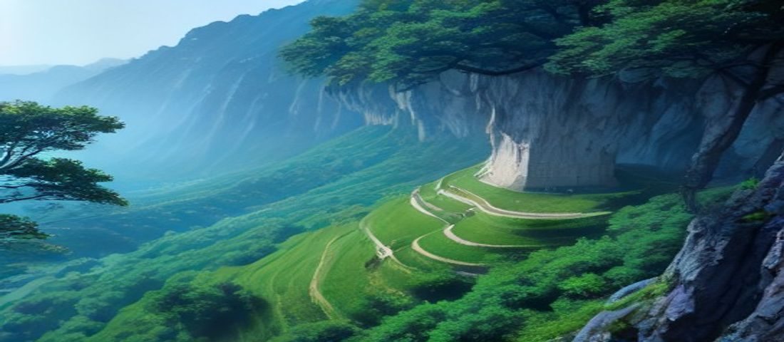 绿意盎然的现代短视频平台界面概念图，大屏幕上显示91短视频的内容分类与推荐流，背景为米色与森林绿双色调，极简编辑风格