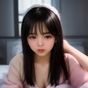 读者用户叶子的头像，年轻女性，温暖笑容
